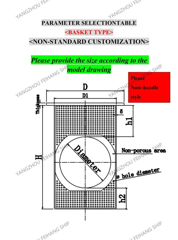 Sea Chest Filter - Zeewaterfilterelement Sea Chest Filter Zeeborstzeefjes
