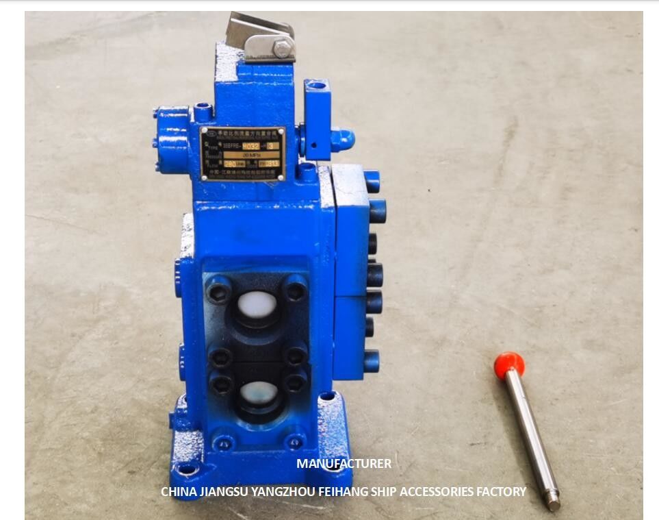Regelklep Ankerlier Lier Regelklep Handmatig Proportioneel Flow Control Blok Voor Schepen 35sfre-Mo32-H3