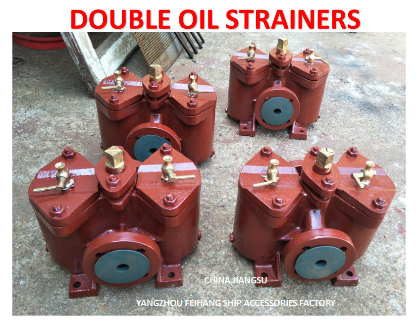Dubbel brandstoffilter, dubbel lagedrukbrandstoffilter A4065-0,75/0,26 Cb/T425-1994 Lichaam gietijzer, filterpatroon roestvrij