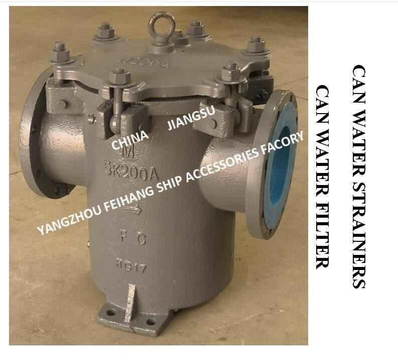 China JIS F7121 5K / 10K flenswaterfilter voor scheepsgebruik Marine kan waterfilter 5K-300A