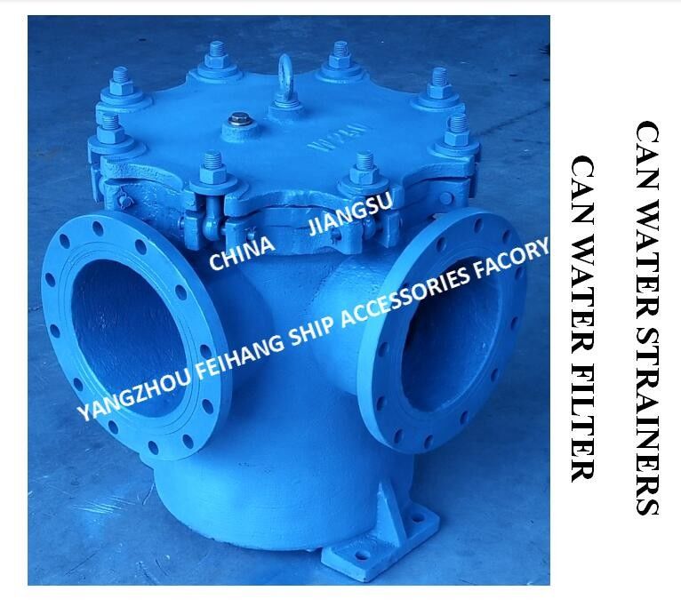 China JIS F7121 5K / 10K flenswaterfilter voor scheepsgebruik Marine kan waterfilter 5K-300A