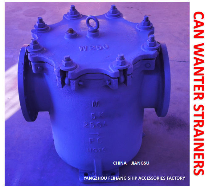 Impa 872011 Can Water Strainer 5k-250a S-Type Jis F7121 Lichaam gietijzeren filterpatroon roestvrij staal