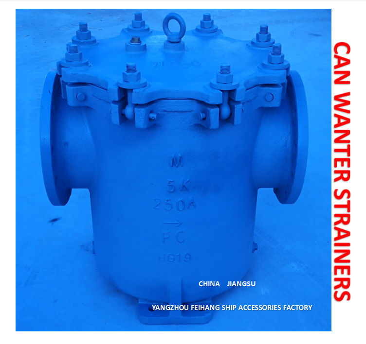 JIS 5k-250a Can Water Strainer Marine Can Water Filters Lichaam FC200 Filter Roestvrij staal