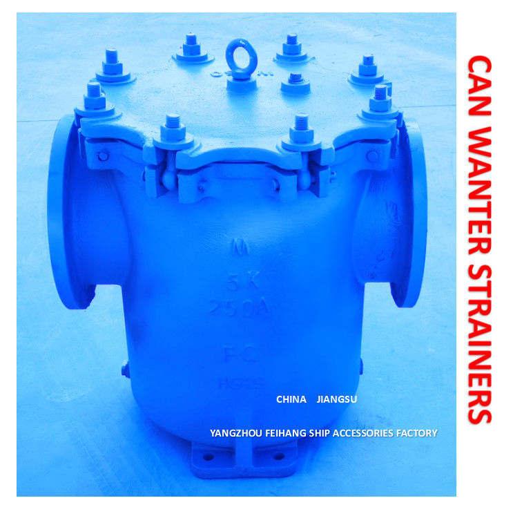 JIS 5k-250a Can Water Strainer Marine Can Water Filters Lichaam FC200 Filter Roestvrij staal