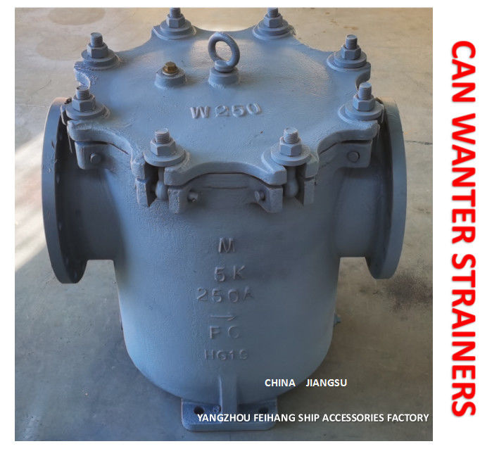 JIS 5k-250a Can Water Strainer Marine Can Water Filters Lichaam FC200 Filter Roestvrij staal