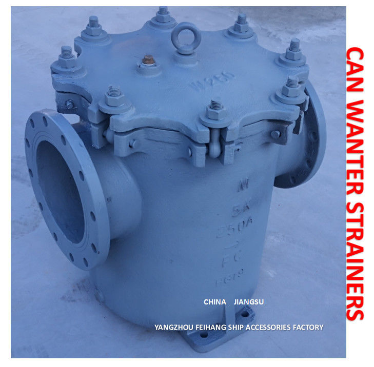 JIS 5k-250a Can Water Strainer Marine Can Water Filters Lichaam FC200 Filter Roestvrij staal