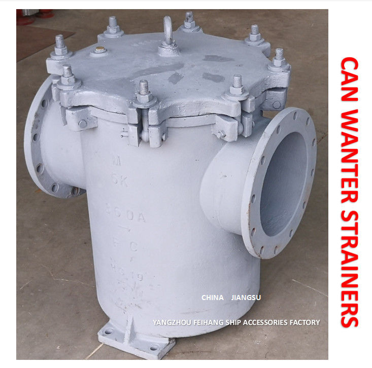 IMPA872013 het s-Type van Marine Can Water Filters 5kK-350A kan Strainres-het Roestvrije staal van de de Filterpatroon van het LichaamsGietijzer water geven