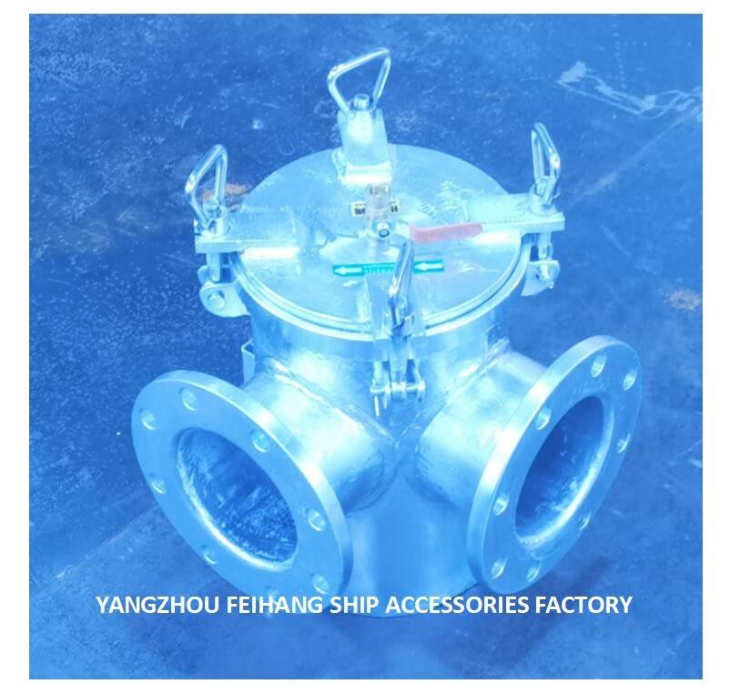 Fh-BLS100A CB/T497-94 Marine Right Angle Seawater Filter - Ruwe het Waterfilter van de Rechte hoekzuiging