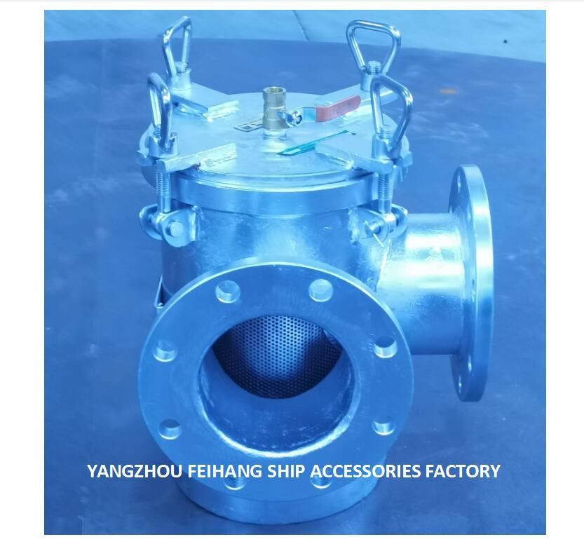 Fh-BLS100A CB/T497-94 Marine Right Angle Seawater Filter - Ruwe het Waterfilter van de Rechte hoekzuiging