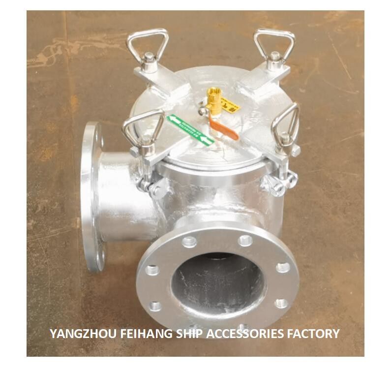 Rechte hoek zeewaterfilter voor zoetwaterpompinlaat Model BR100 CB/T497-2012