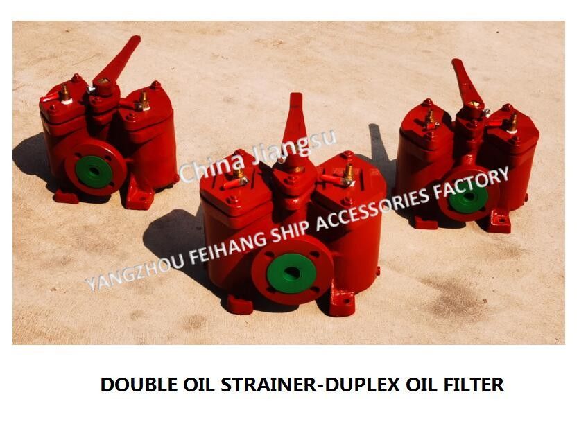 Dubbele lagedrukfilter voor ruwe olie voor olieafscheideruitlaat Model AS25-0.25/0.16 CB/T425-94 dubbele oliezeefjes