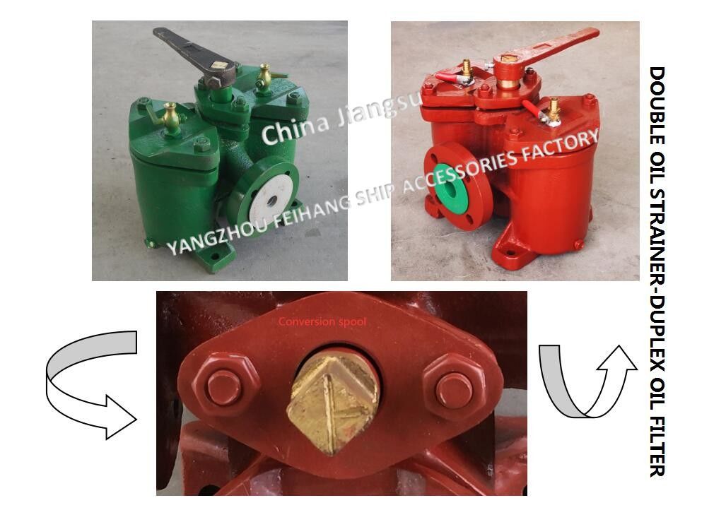 Marine Dual Fuel Filter A25 0.25-0.16 Dubbele de Oliezeven Marine Dual Fuel Filter A25 0.25-0.16CB/T425-19 van CB/T425-1994
