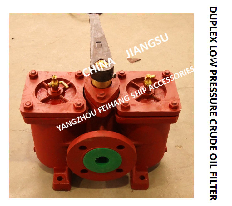 Lagedrukfilter voor ruwe olie AS40 CB/T425-94 Dubbel lagedruk dubbel oliefilter Duplex oliezeven