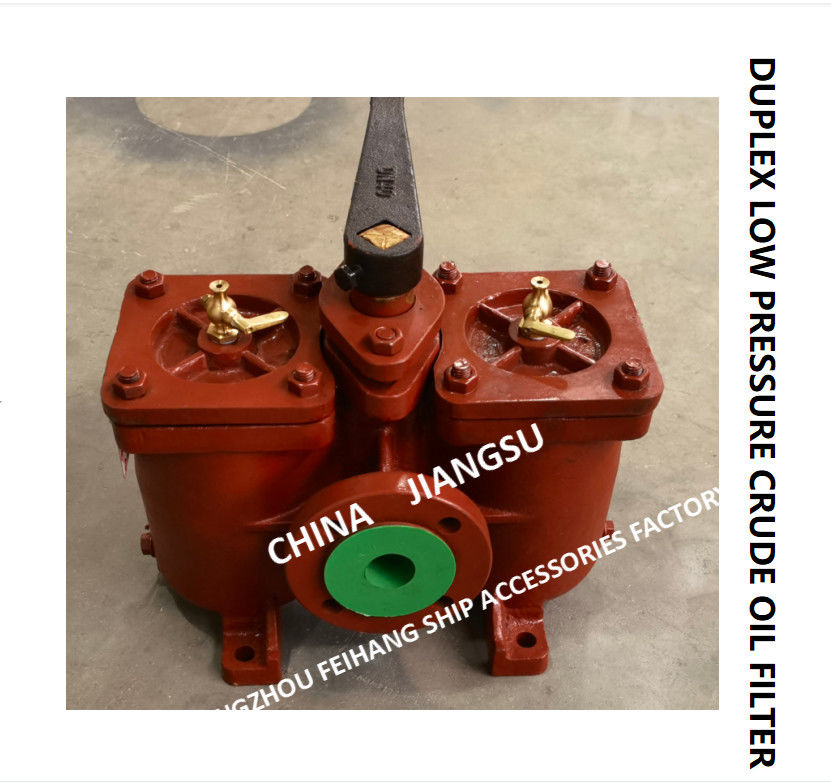 Lagedrukfilter voor ruwe olie AS40 CB/T425-94 Dubbel lagedruk dubbel oliefilter Duplex oliezeven