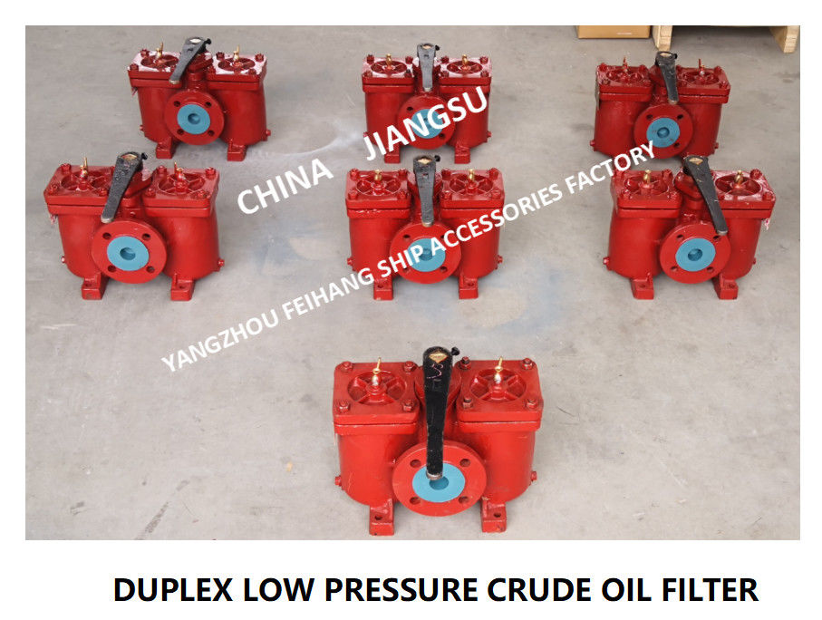 Filter-DuplexdieOlie van de Gietijzer de Duplex zeef-Dubbele Olie in China AS40 CB/T425 wordt filter-gemaakt