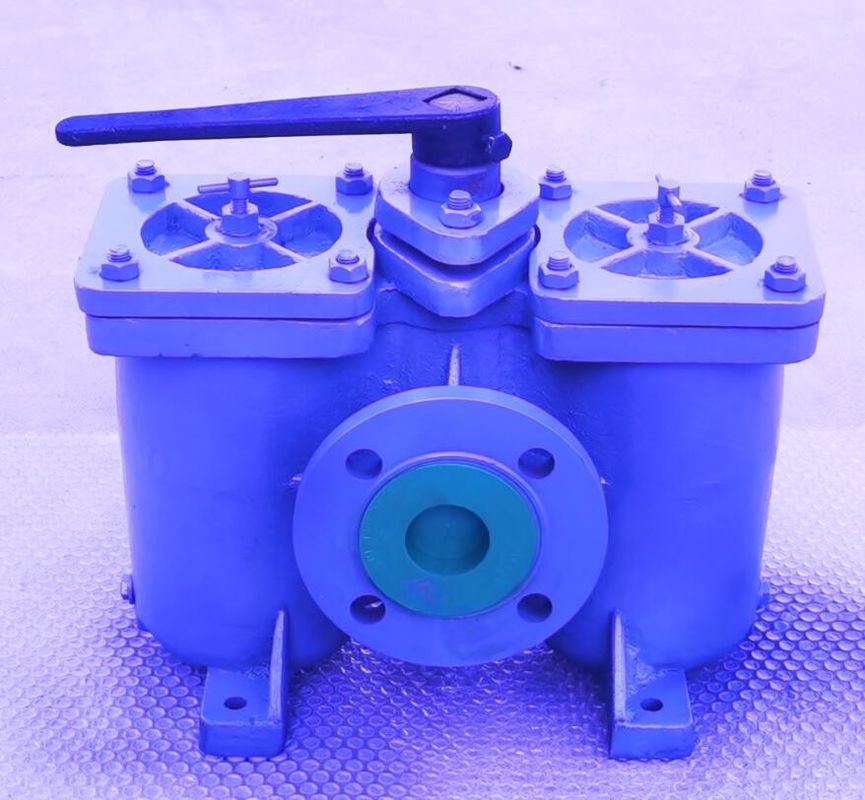 Dubbele Oliefilter voor D.O. Delivery Pump Suction-Model: Het Roestvrije staal van de het Gietijzerfilter van het A50-0.75/0.26cb/t425 Lichaam