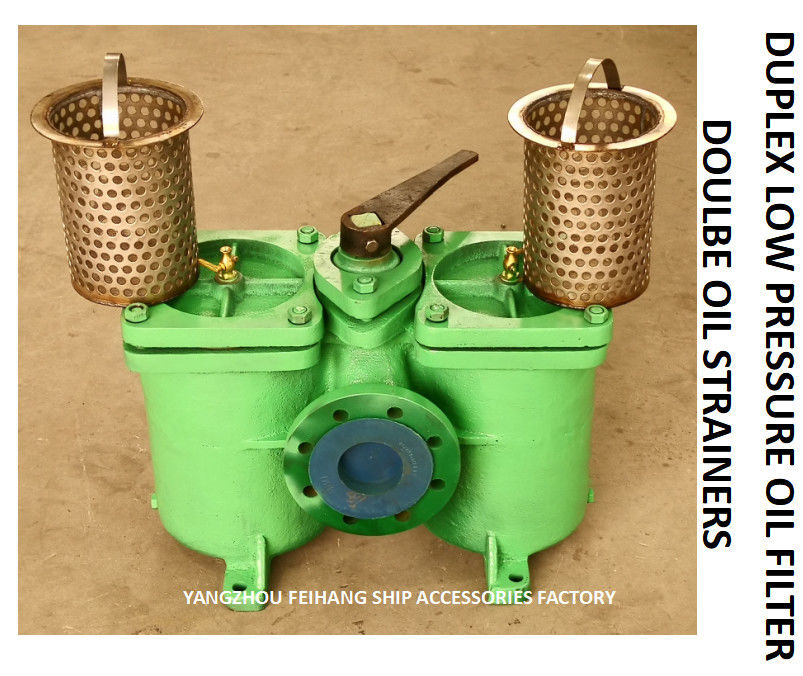 Dubbele Ruwe oliefilter voor Gietijzer van het Stookolie het Separator Ingevoerde AS80-0.16/0.09 Cb/T425-94 Lichaam