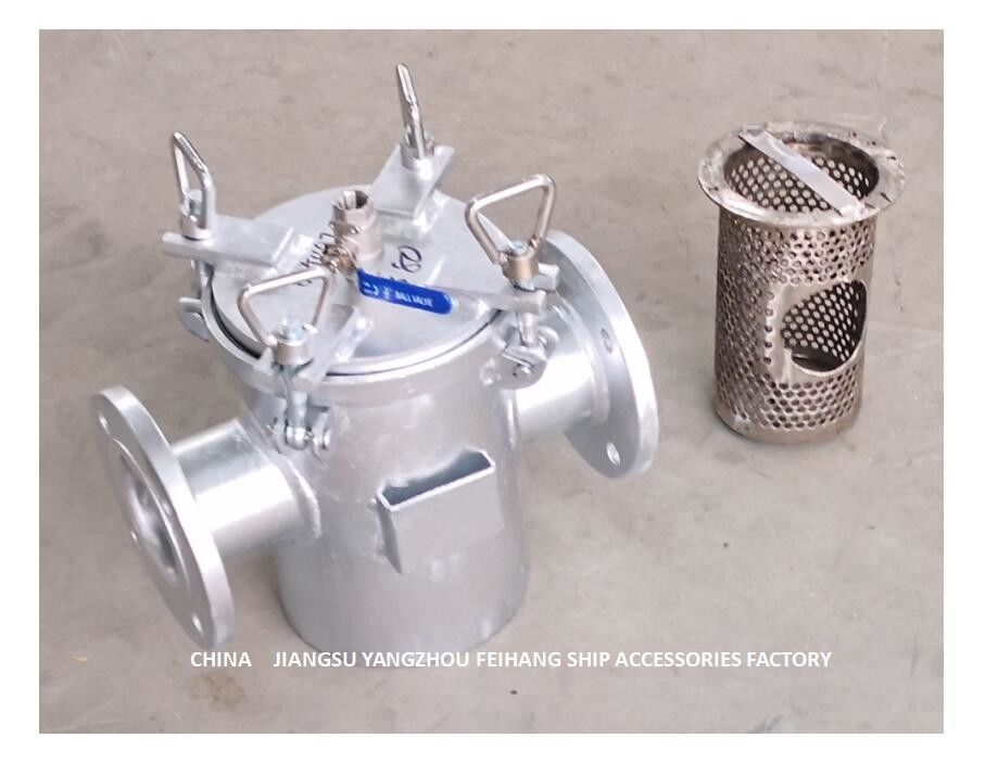 Straight-Through Ruwe Waterfilter - Straight-Through Filter AS80 CB/T494 van het Zuigingszeewater