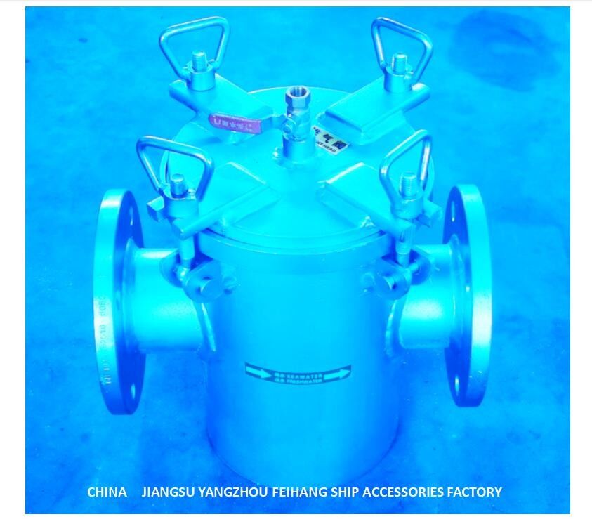 Straight-Through Ruwe Waterfilter - Straight-Through Filter AS80 CB/T494 van het Zuigingszeewater