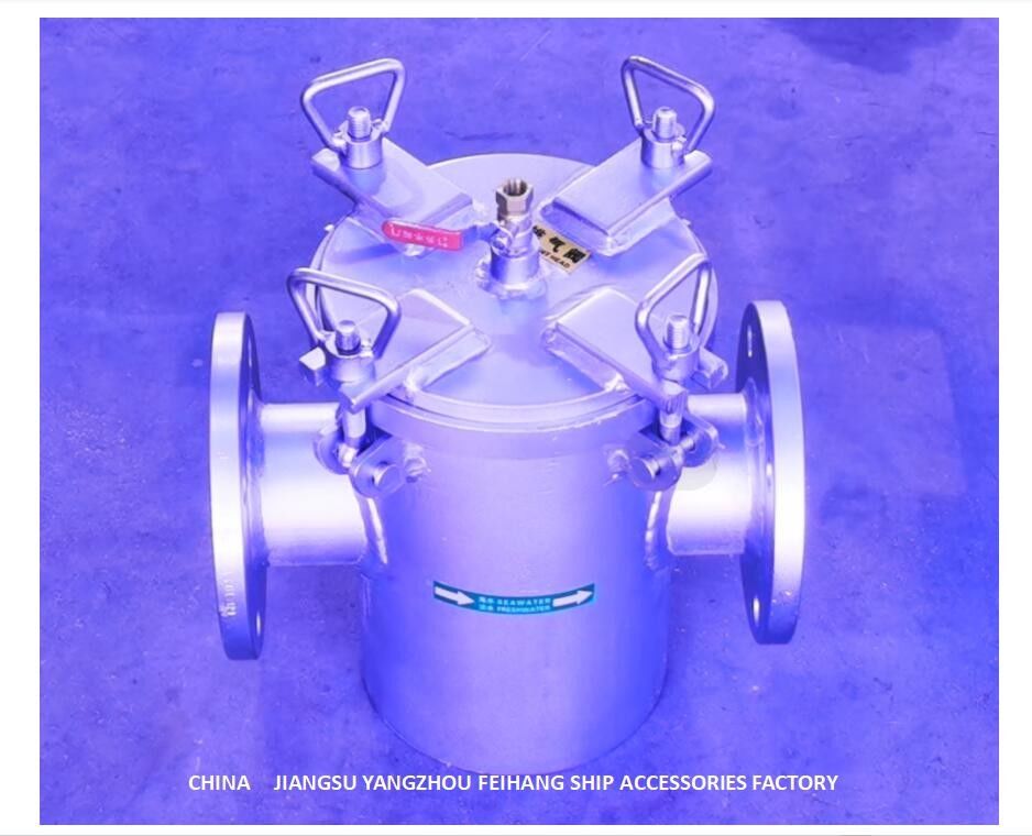 Filter van het zuigings de Ruwe Water voor de Hulpinham van de Zeewaterpomp A80 CBM1061-81 Marine Sea Water Strainers