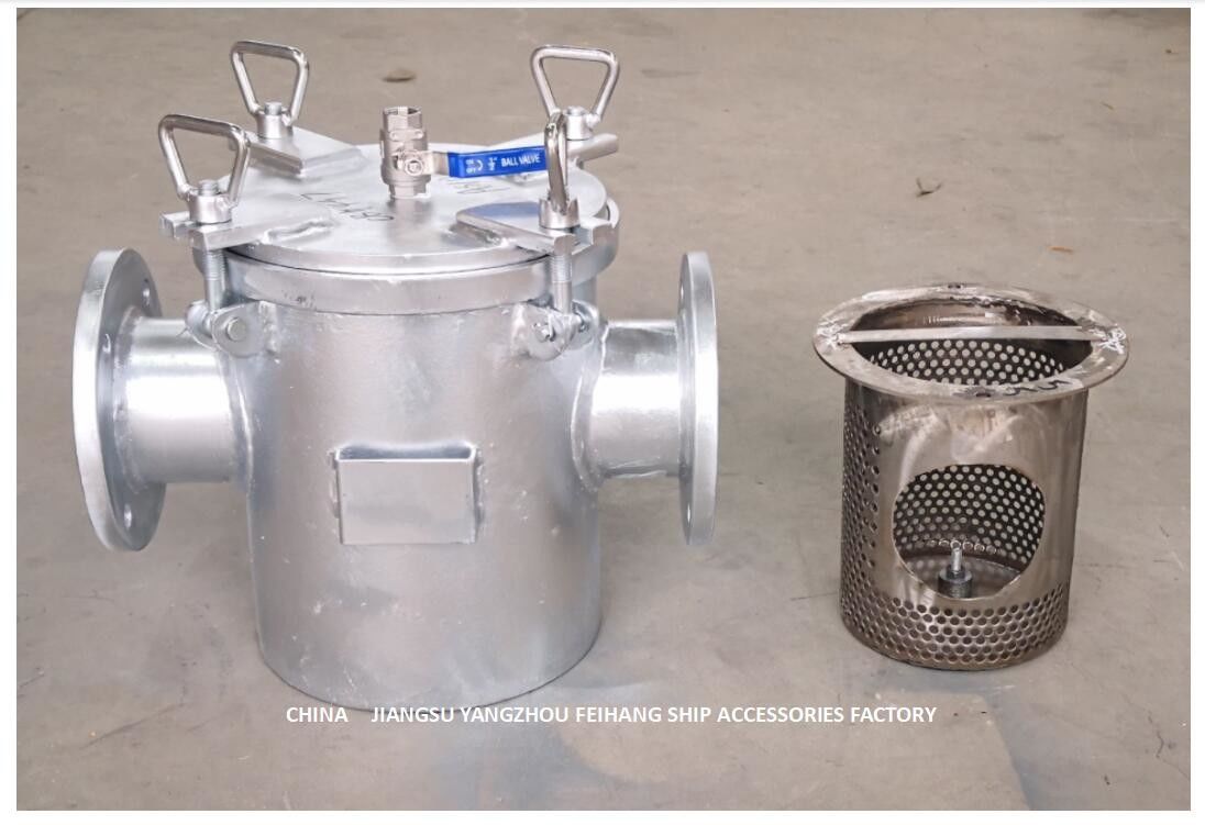 Straight-Through Zeewaterfilter voor de Pompinham AS100 CB/T497-2012 van het Gastheerzeewater
