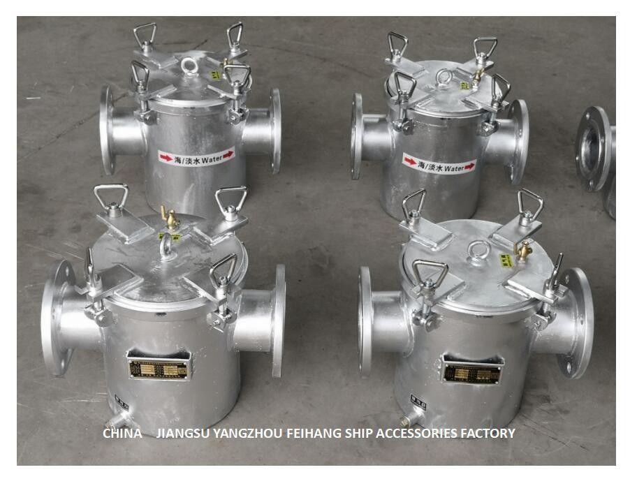 De hulpfilter van het de Inham Ruwe Water van de Zeewaterpomp, Filter As150 Cb/T497-2012 van het Zuigings de Ruwe Water