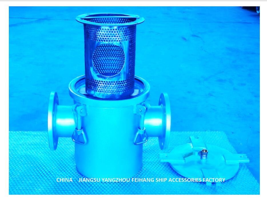 De hoofdfilter van het de Inham Ruwe Water van de Zeewaterpomp, Filter AS125 CB/T497-2012 van het Zuigings de Ruwe Water