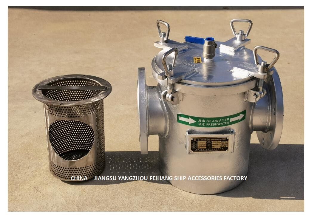 De Patroon van de het Koolstofstaalfilter van de zeewaterfilter A125 CBM1061-81 voor Zeewater Koelsysteem
