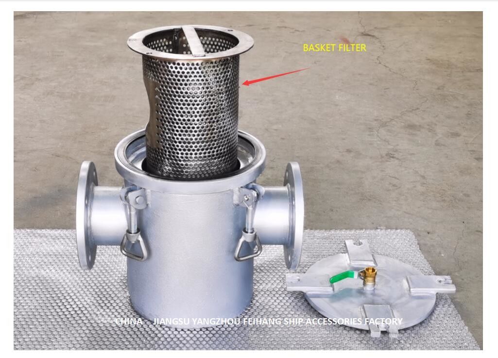 De Patroon van de het Koolstofstaalfilter van de zeewaterfilter A125 CBM1061-81 voor Zeewater Koelsysteem