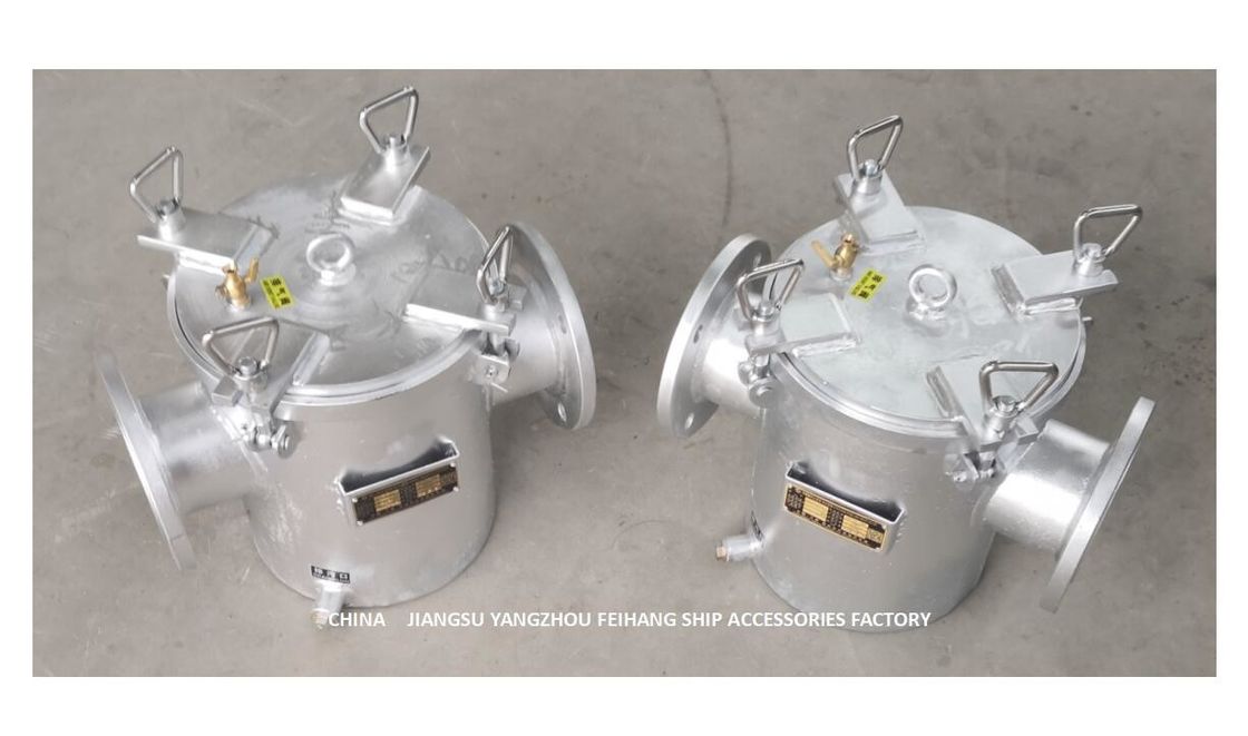 Componenten van de het Waterfilter AS100 CB/T497-2012 van Marine Seawater Filter Marine Suction de Ruwe