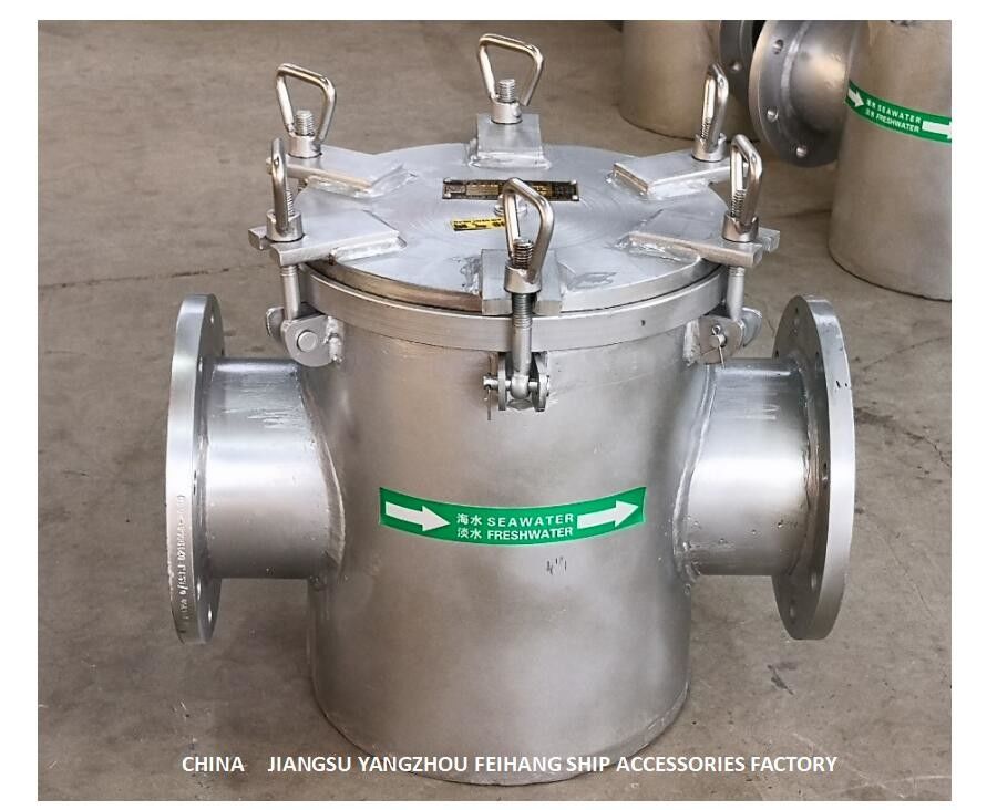 Marine Sea-de waterfilter voor het Dagelijkse Koolstofstaal van de Zoet waterpomp AS150 CB/T497-2012 galvaniseerde Roestvrij staalfilter
