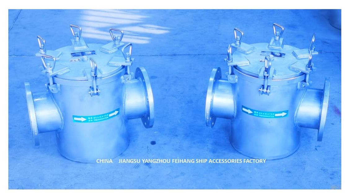 Marine Sea-de waterfilter voor het Dagelijkse Koolstofstaal van de Zoet waterpomp AS150 CB/T497-2012 galvaniseerde Roestvrij staalfilter