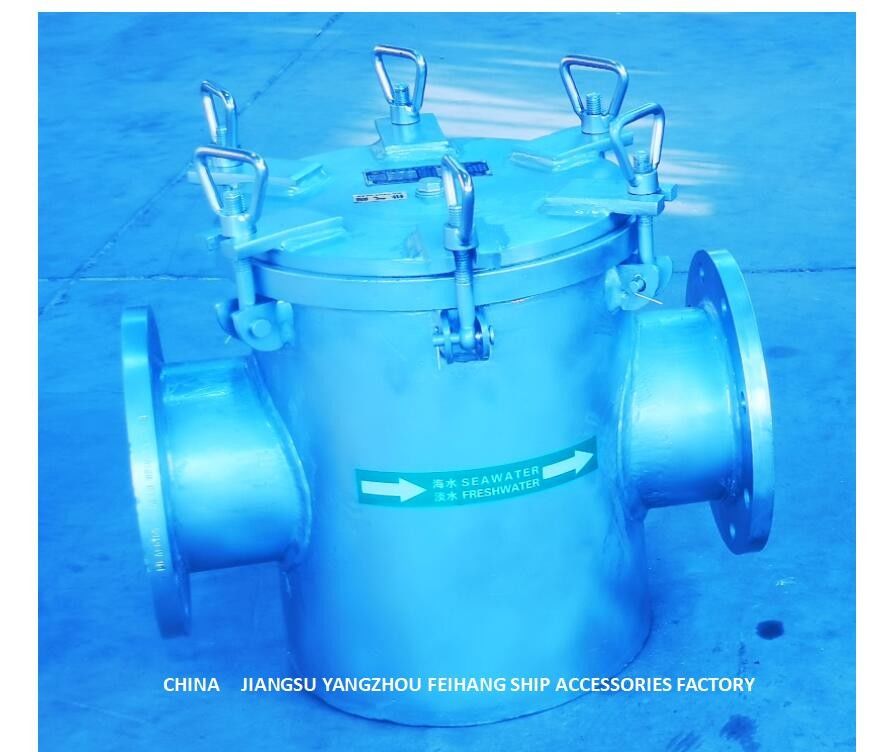 Marine Sea-de waterfilter voor het Dagelijkse Koolstofstaal van de Zoet waterpomp AS150 CB/T497-2012 galvaniseerde Roestvrij staalfilter