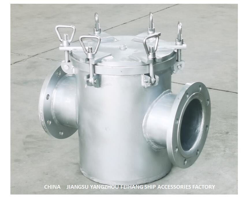 Marine Sea-de waterfilter voor het Dagelijkse Koolstofstaal van de Zoet waterpomp AS150 CB/T497-2012 galvaniseerde Roestvrij staalfilter