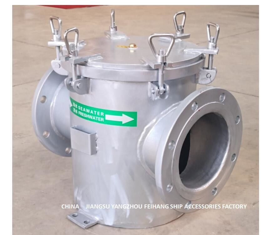 Van de het Zeewaterpomp van AS200 CB/T497-2012 Bulk van het de Inham Straight-Through Koolstofstaal Gegalvaniseerde het Zeewaterfilter