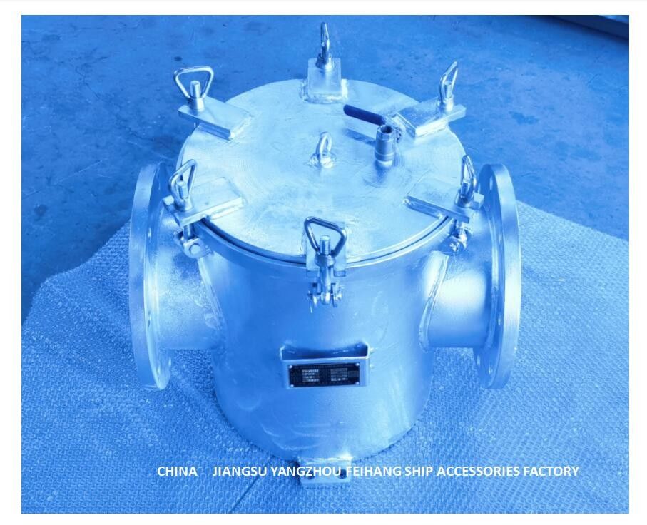 Van de het Zeewaterfilter van de zeewaterfilter Hoofd van het Zeewaterzeven A250 CBM1061-81 Hoofd het Koolstofstaallichaam, Roestvrij staalfilter