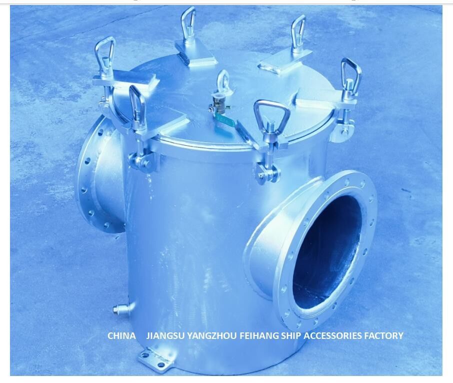 Het hoofd van de het Zeewaterfilter AS250 CB/T497-94 van de Zeewaterfilter Hoofd van de het Koolstofstaal Hete Onderdompeling Gegalvaniseerde Lichaam