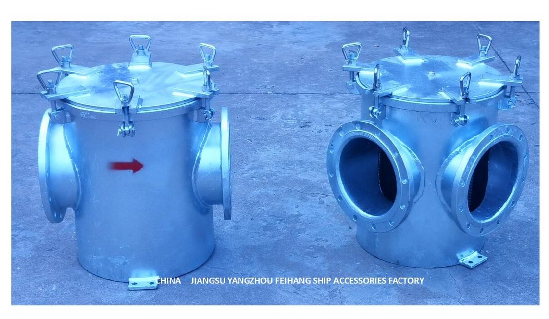 Zeewaterzeven AS250 Cb/T497 voor Gegalvaniseerde het Koolstofstaal van Bilge Fire Pump Inlet Material