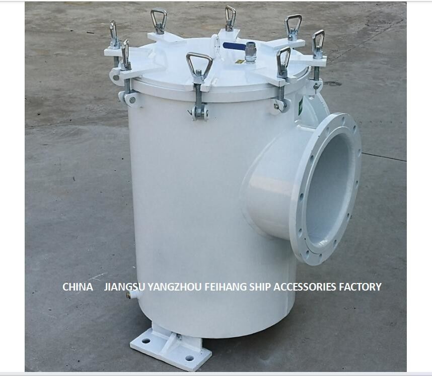 Zeewaterfilter voor Laag Onderzee van de het Koolstofstaal Gegalvaniseerd Filter van GateBody de Cilinderroestvrij staal BL350 Cb/T497-2012