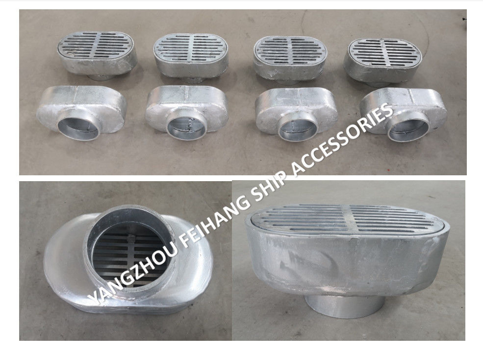 TBS80 CB/T3885-2004 Deklekkenpoort Oval Deklekkenpoort Carbon Steel Hot Dip Galvanisatie