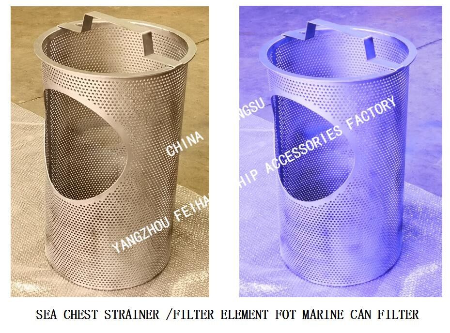 IMPA872021-872034 het cilindrische Materiaal van het de Toebehoren316l Roestvrije staal van de Zeewaterfilter