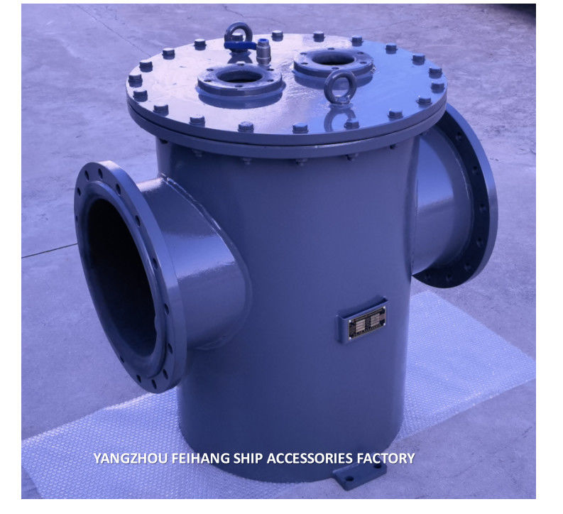 Het Zeewaterfilter van Mgpsmarine carbon steel galvanized main voor Ontzwavelingssysteem (Interne Rubbervoering) As350 Cb497