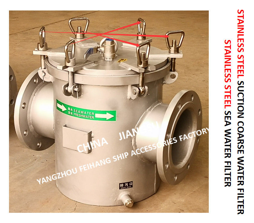 Marine Stainless Steel Coarse Water-het Zeewaterfilter Model FH-AS150s Cb/T497-2012 van het Filterroestvrije staal