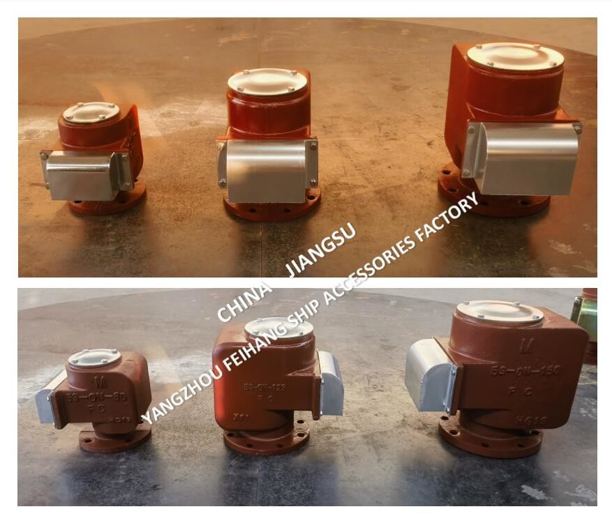 Gegote ijzeren lichaam Tank Air Pipe Head Float Disc Type 0.3Mpa 53ON-150A
