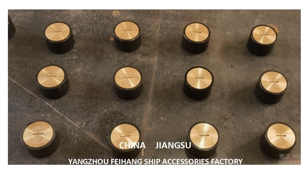 China Klinkende Pijpkop Type C50 Cb/T3778 Lichaam Gegoten stalen dop Messing