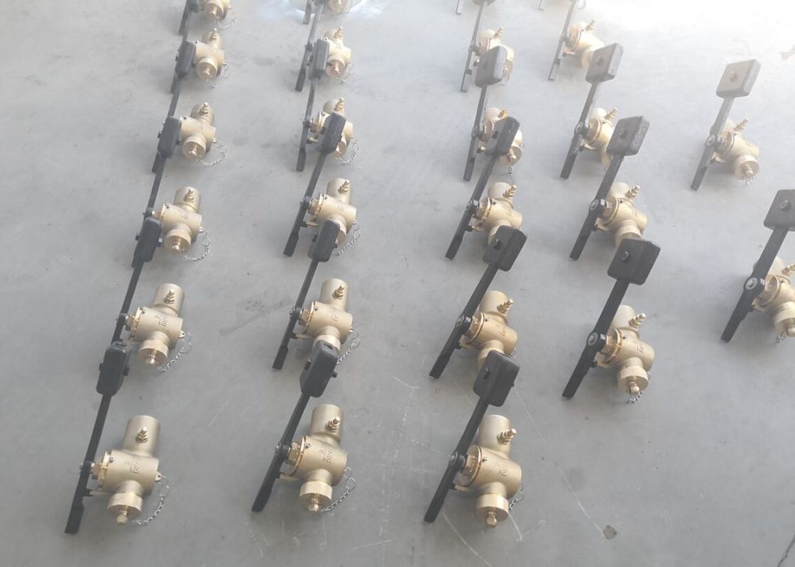 Messing of brons en klank zelf sluiten klep assemblage met verpakking export pakket