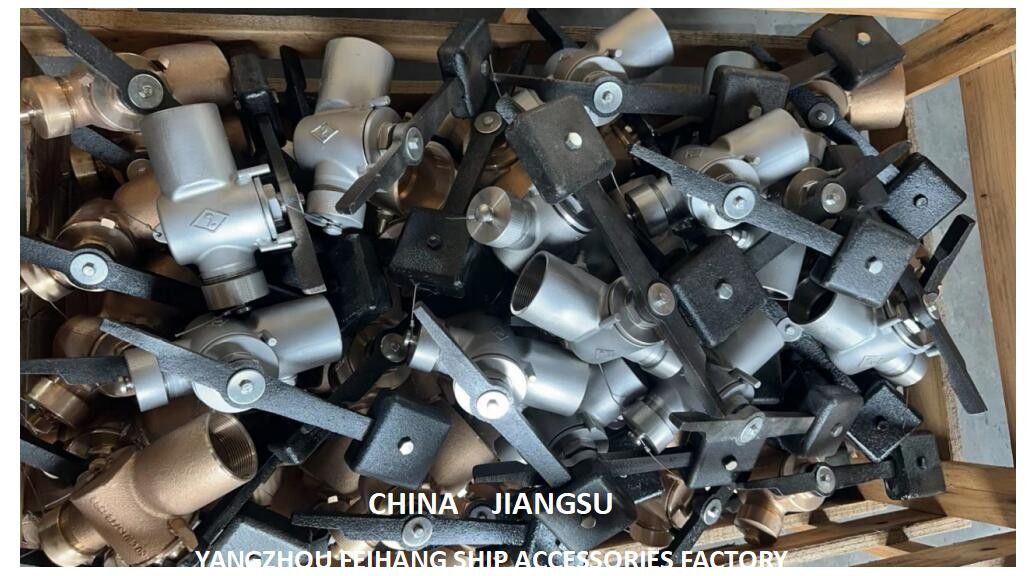 Messing of brons en klank zelf sluiten klep assemblage met verpakking export pakket