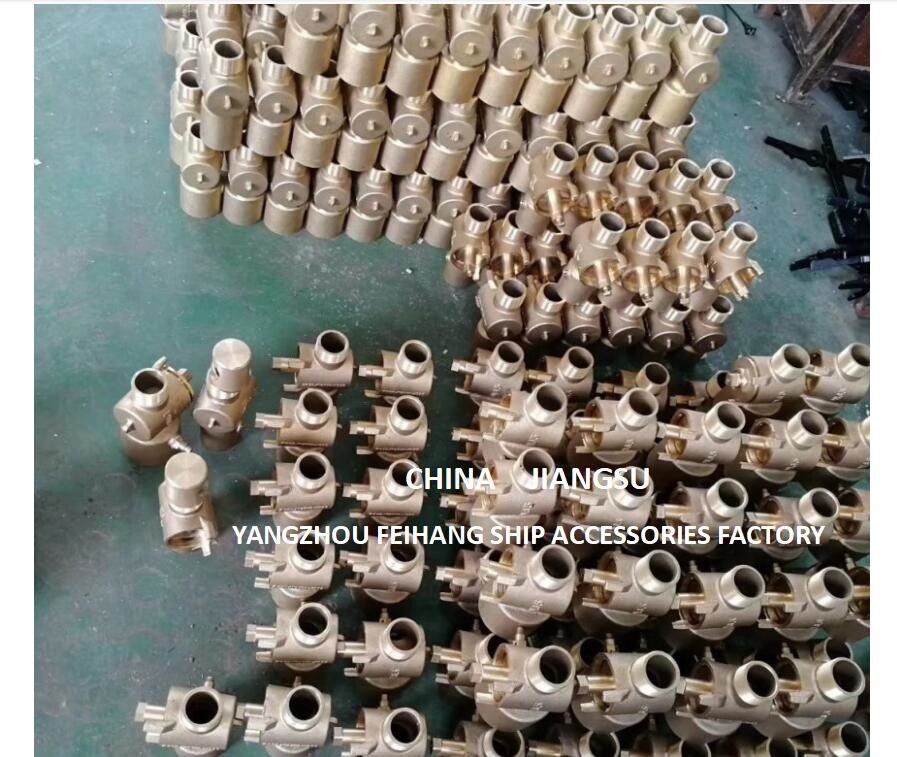 Messing of brons en klank zelf sluiten klep assemblage met verpakking export pakket