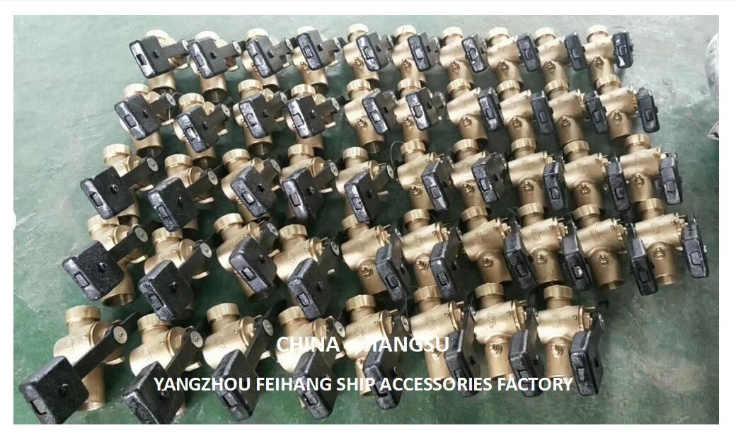 Messing of brons en klank zelf sluiten klep assemblage met verpakking export pakket