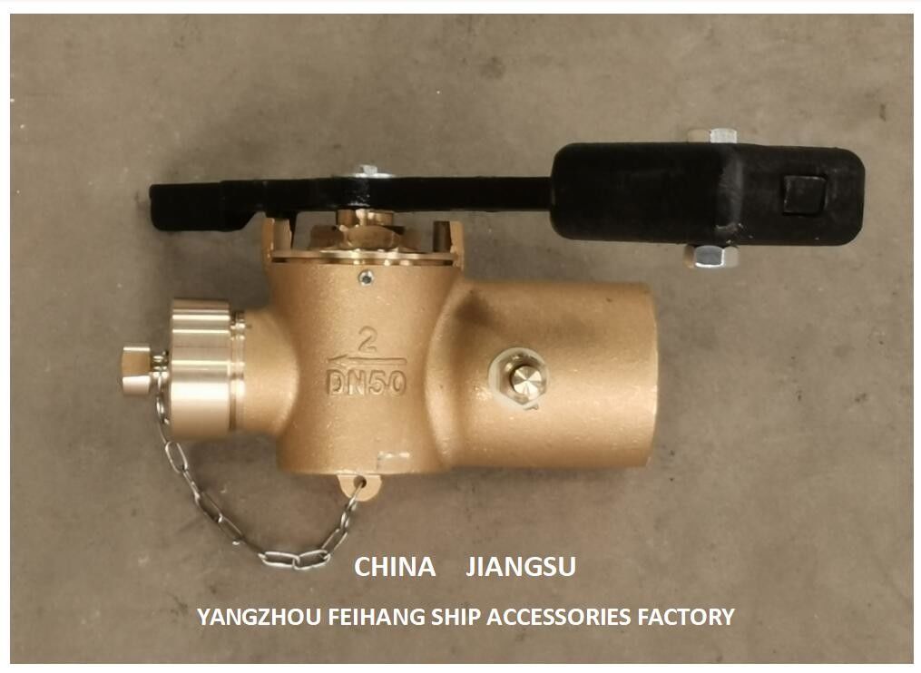 Zelfvergrendelende klep voor het sonderen van de brandstoftank FH-DN50 CB/T3778-99 Materiaal-bronzen met tegengewicht